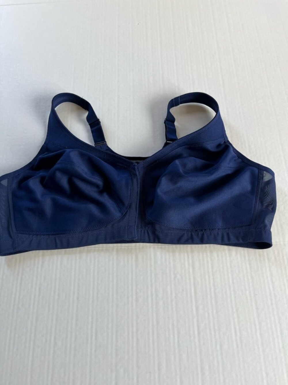 Glamorise 46D Blue MagicLift Front-Closure Posture Back Bra Curvy Women - Picture 2 of 9